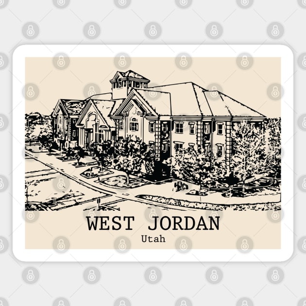 West Jordan - Utah Magnet by Lakeric